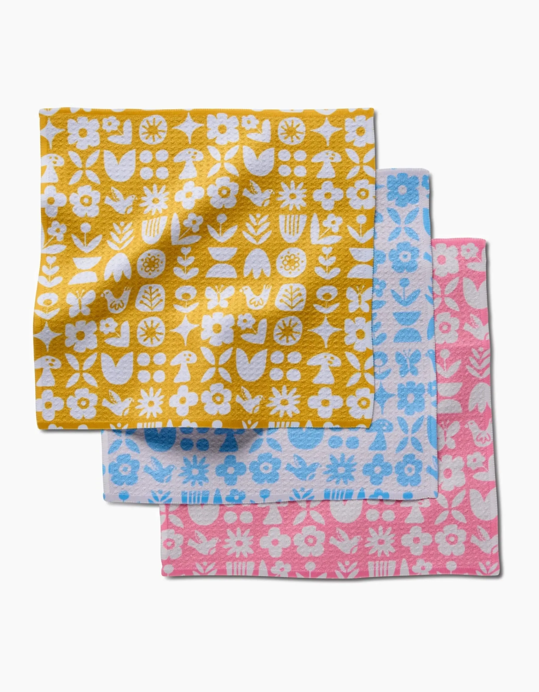 GEOMETRY Scandi Spring Dishcloth Set