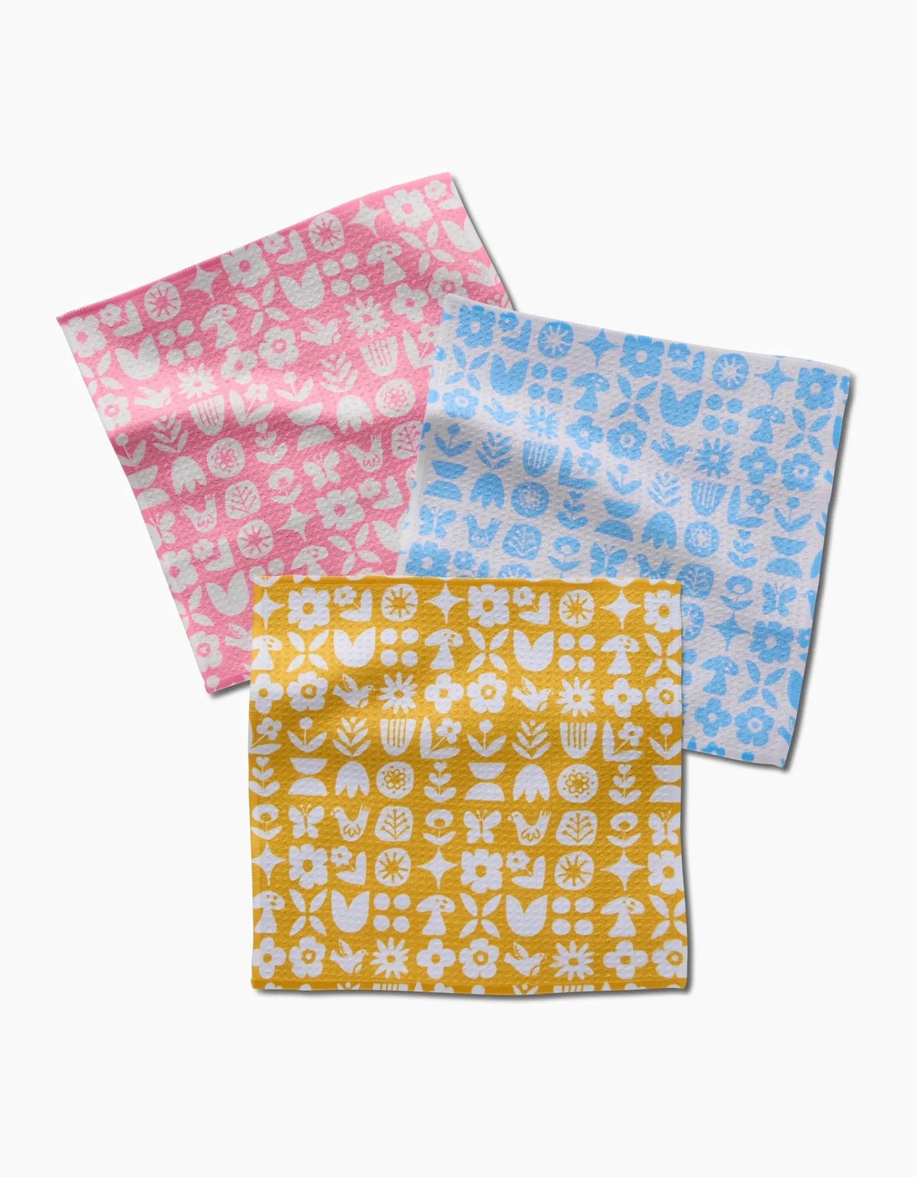 GEOMETRY Scandi Spring Dishcloth Set