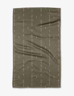 GEOMETRY Scandi Trails Tea Towel