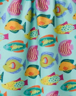 GEOMETRY Schooling Tea Towel