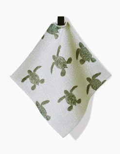 GEOMETRY Sea Turtles Luxe Washcloth Set