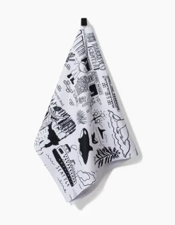GEOMETRY Seattle Tea Towel