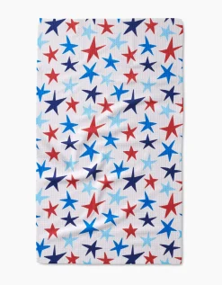 GEOMETRY Seeing Stars Tea Towel