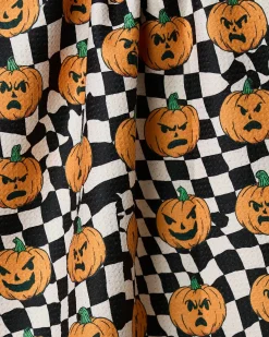 GEOMETRY Sinister Jack O's Tea Towel