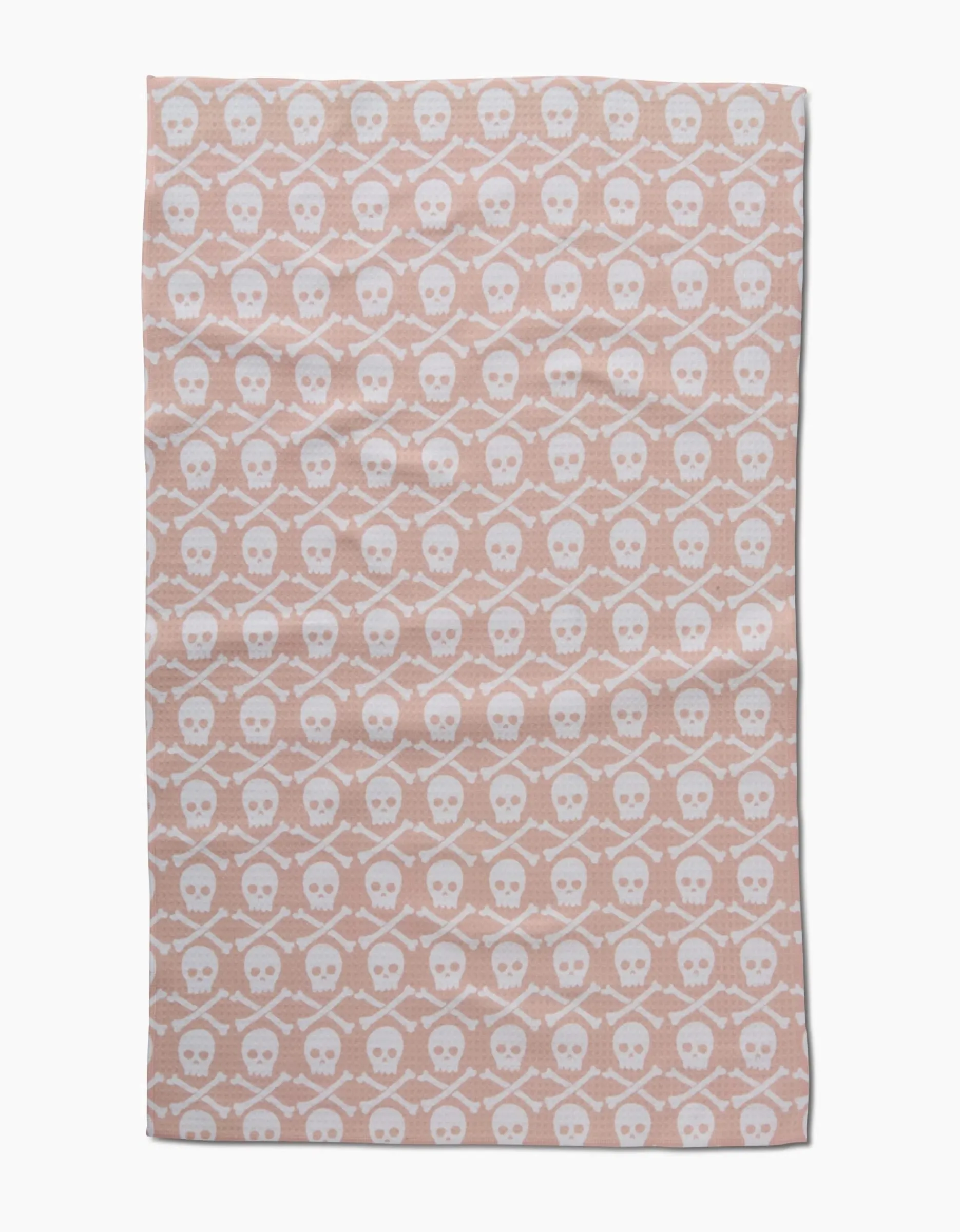 GEOMETRY Skull Bones Natural Luxe Hand Towel