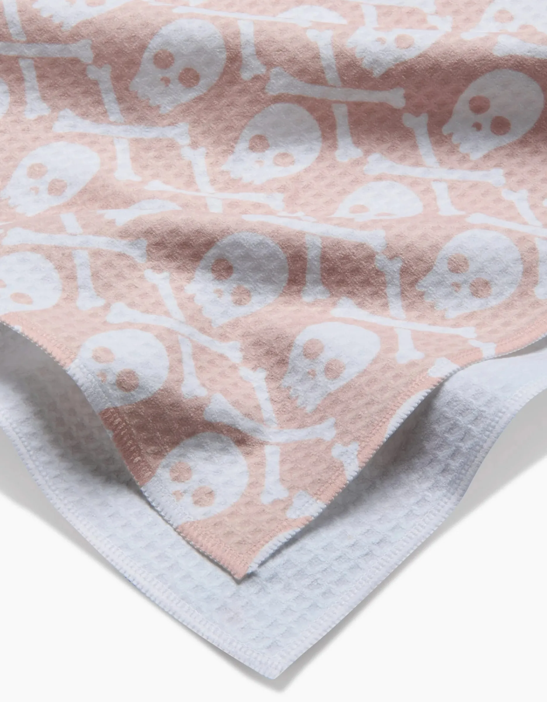 GEOMETRY Skull Bones Natural Luxe Hand Towel