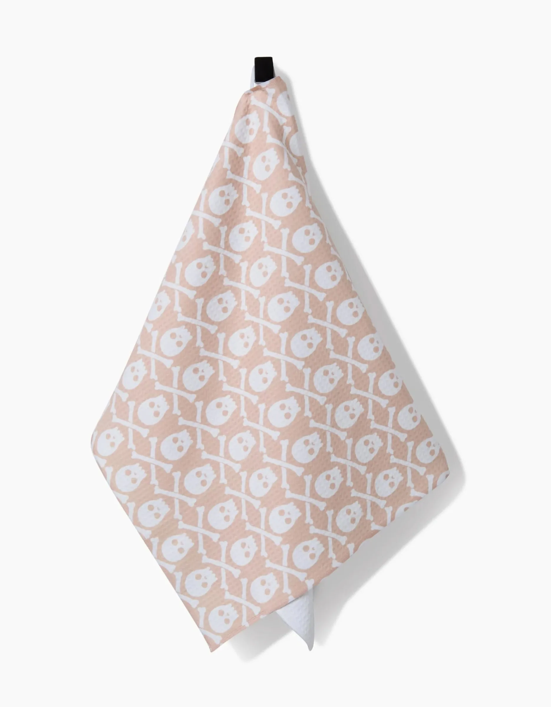 GEOMETRY Skull Bones Natural Luxe Hand Towel