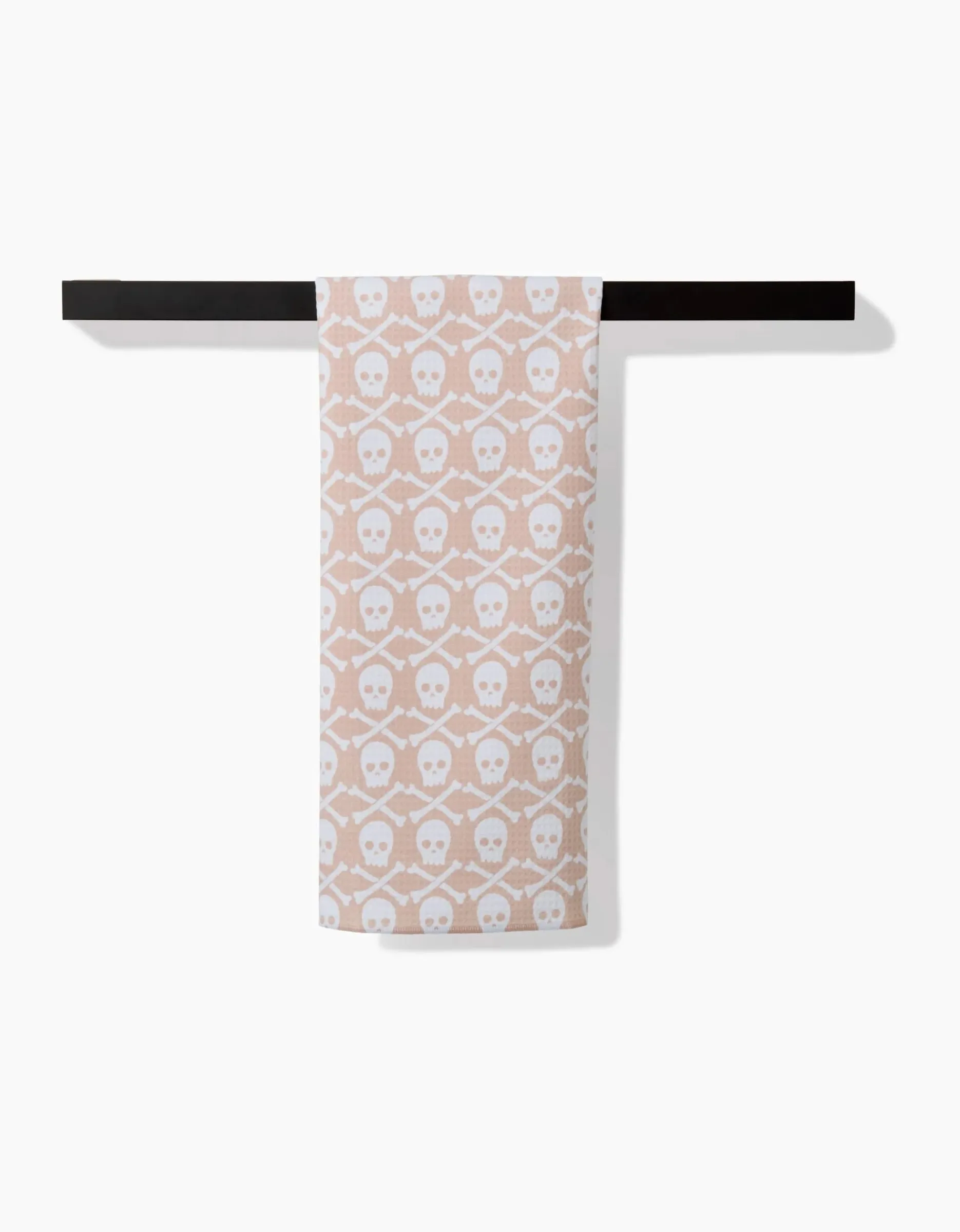 GEOMETRY Skull Bones Natural Luxe Hand Towel