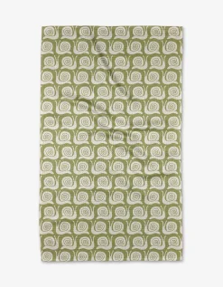GEOMETRY Snail Party Tea Towel