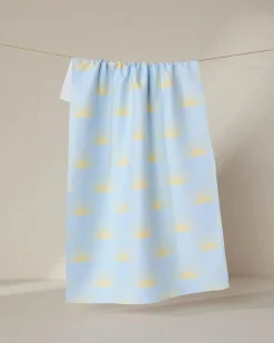 GEOMETRY Soft Summer Sun Tea Towel