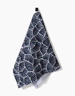 GEOMETRY Solie Black Tea Towel