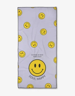 GEOMETRY Soul Happy Beach Towel