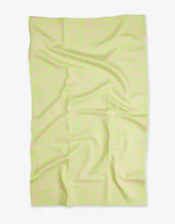 GEOMETRY Speckle Green Tea Towel