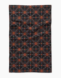 GEOMETRY Spider Geometric Tea Towel