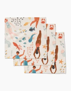 GEOMETRY Spirit of the Ocean Luxe Washcloth Set