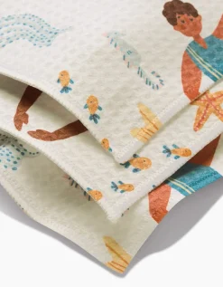 GEOMETRY Spirit of the Ocean Luxe Washcloth Set