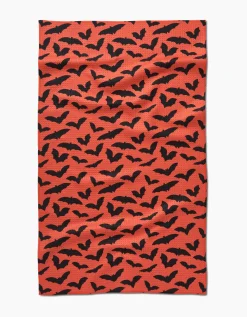 GEOMETRY Spooky Bats Tea Towel