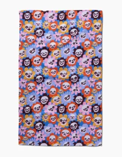 GEOMETRY Spooky Bouquet Tea Towel