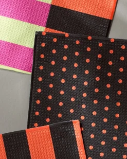 GEOMETRY Spooky Hour Stripe Dishcloth Set