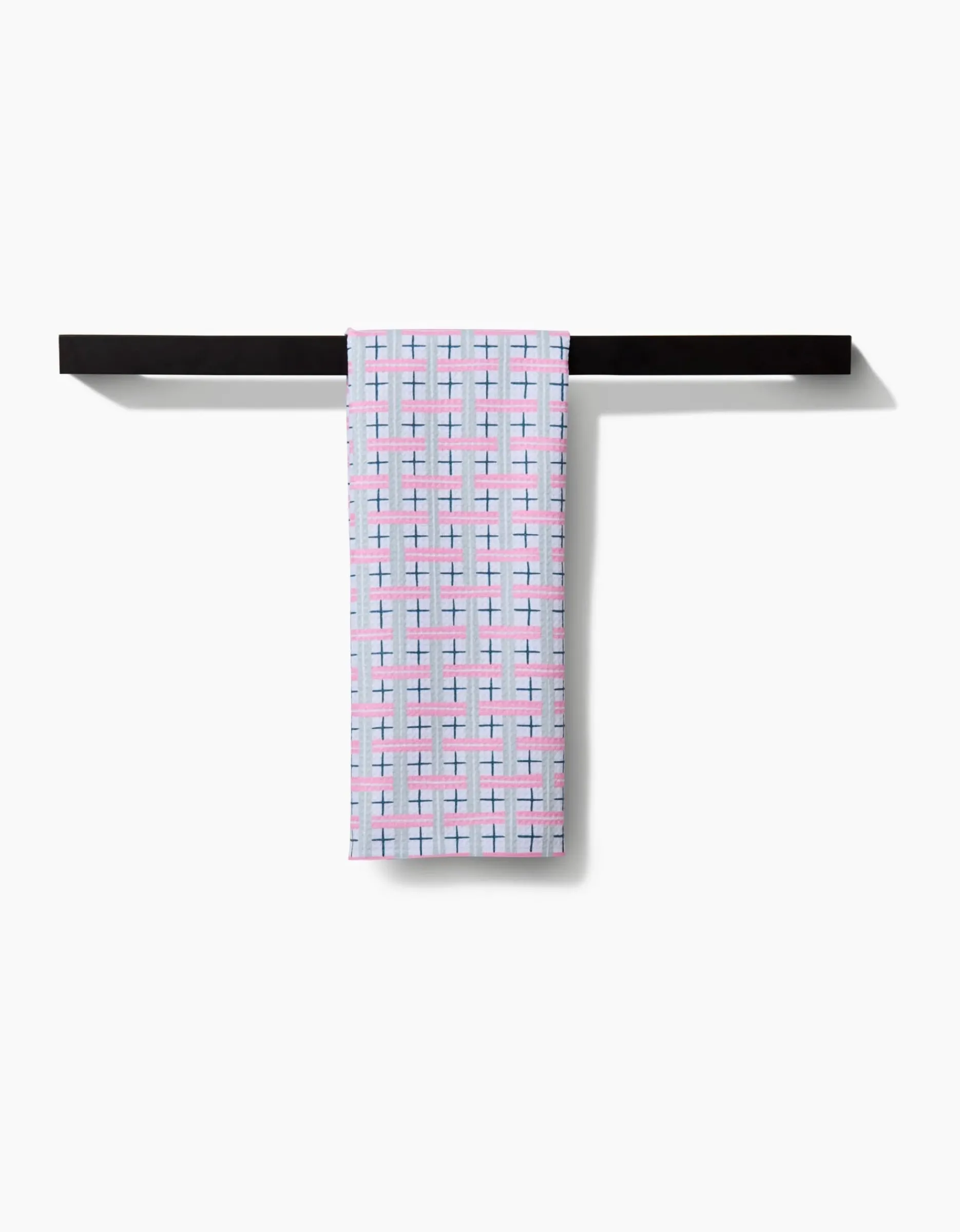 GEOMETRY Spring Cottage Plaid Tea Towel