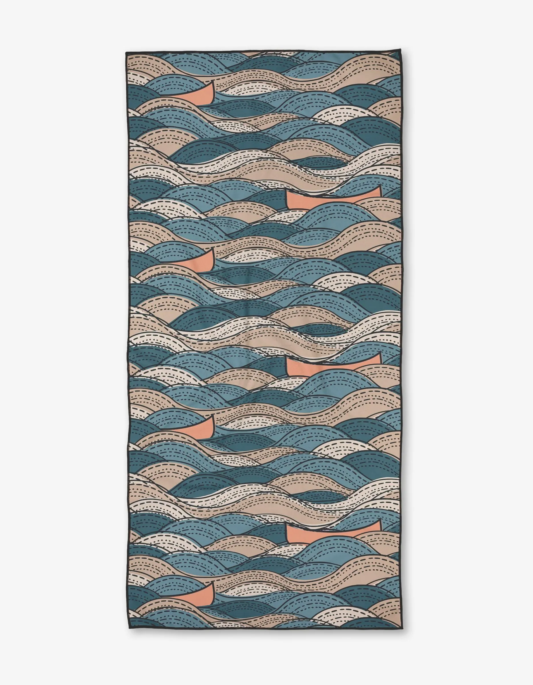 GEOMETRY Squall Beach Towel
