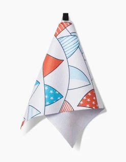 GEOMETRY Stars Stripes And Dots Bar Towel