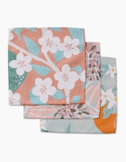 GEOMETRY State Flowers Dishcloth Set