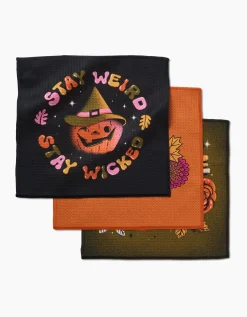 GEOMETRY Stay Weird Stay Wicked Dishcloth Set