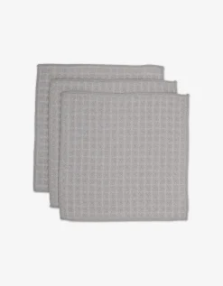 GEOMETRY Stone Waffle Washcloth Set