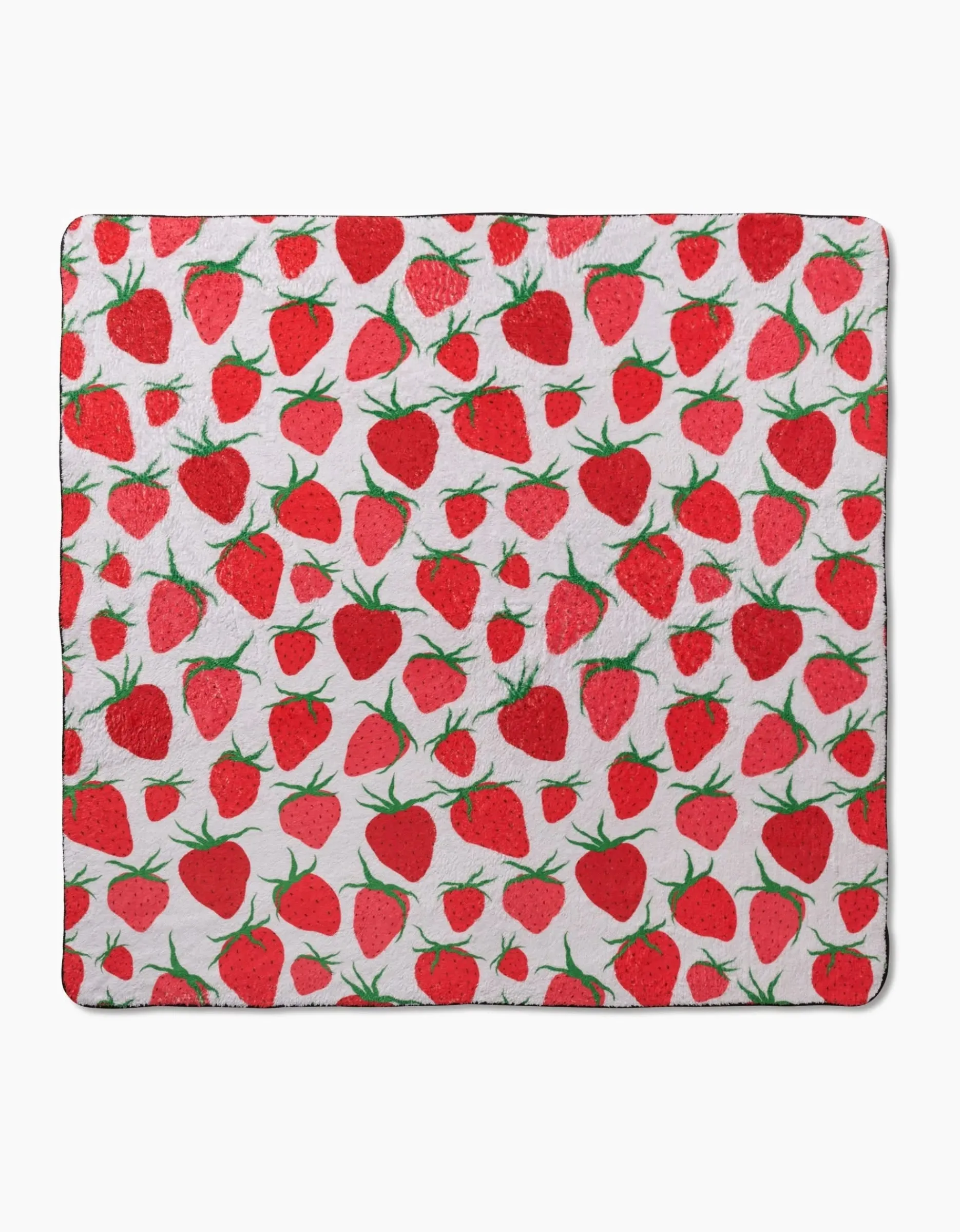 GEOMETRY Strawberry Sniff Plush Towel