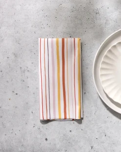 GEOMETRY Stripe Season Dinner Napkin Set