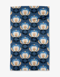 GEOMETRY Summer Florals Tea Towel