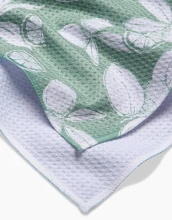 GEOMETRY Summer Limes Tea Towel