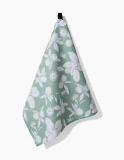 GEOMETRY Summer Limes Tea Towel