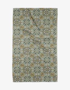 GEOMETRY Summit Check Tea Towel