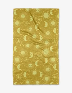 GEOMETRY Sun Moon Star Tea Towel
