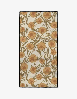 GEOMETRY Sunflower Fields Fitness Towel