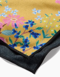 GEOMETRY Sunny Cherry Blossoms Beach Towel