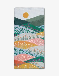 GEOMETRY Sunrise Mountains Bar Towel