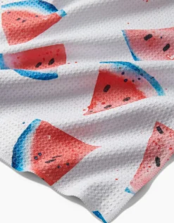 GEOMETRY Sweet Slice Of July Tea Towel