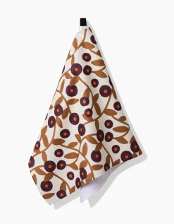 GEOMETRY Swirling Vines Tea Towel