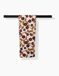 GEOMETRY Swirling Vines Tea Towel