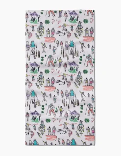 GEOMETRY Take A Hike Bar Towel