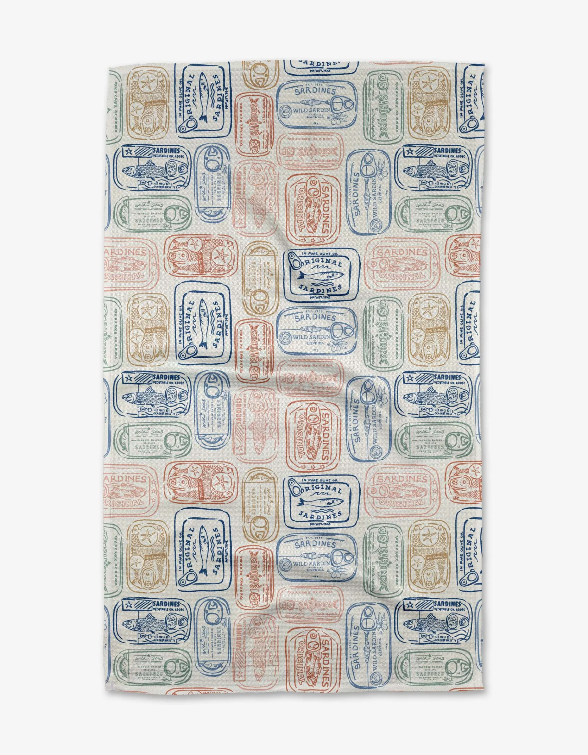 GEOMETRY Tinned Sardines Tea Towel