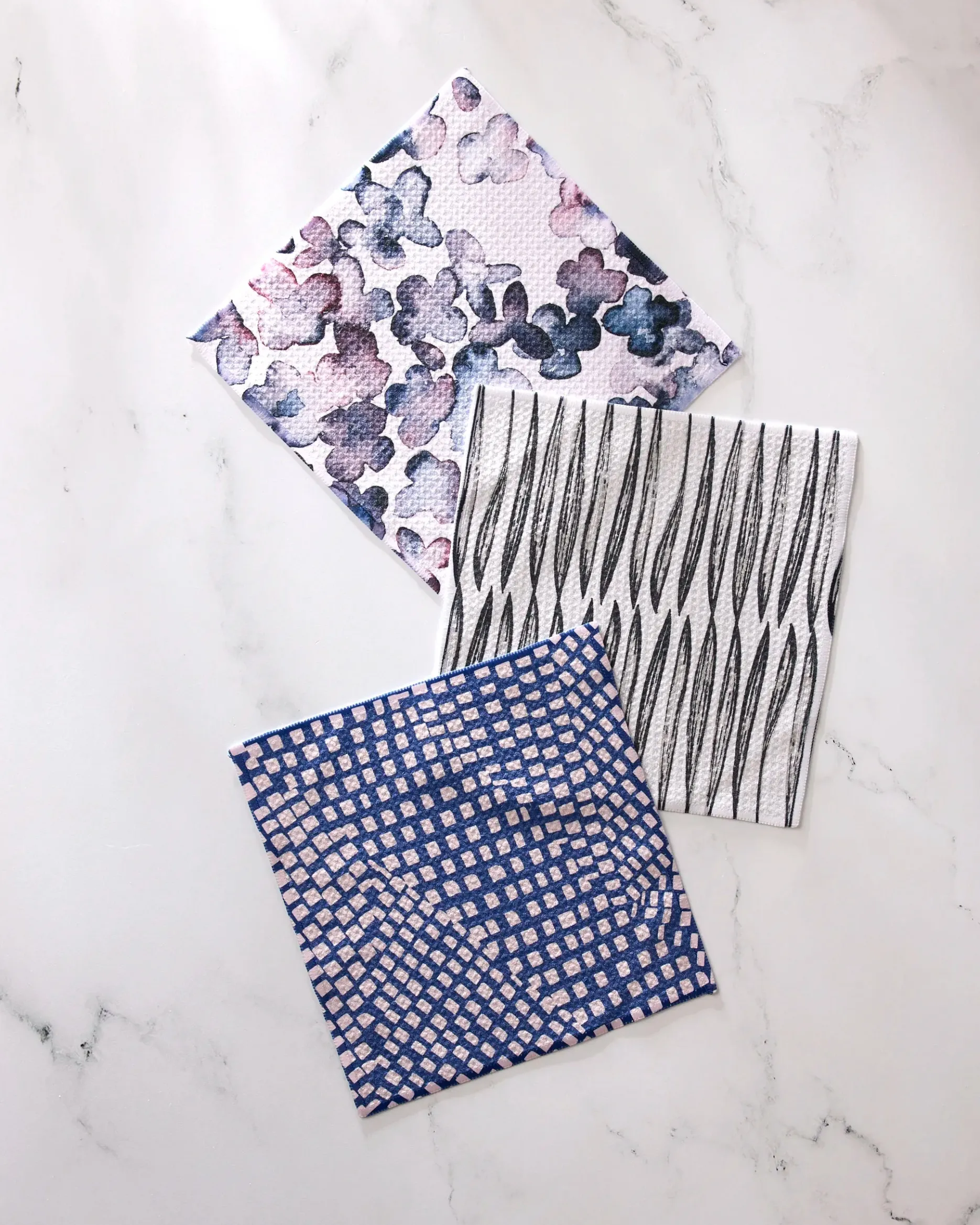 GEOMETRY Tiny Petals Dishcloth Set