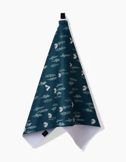 GEOMETRY Tiny Tents Tea Towel