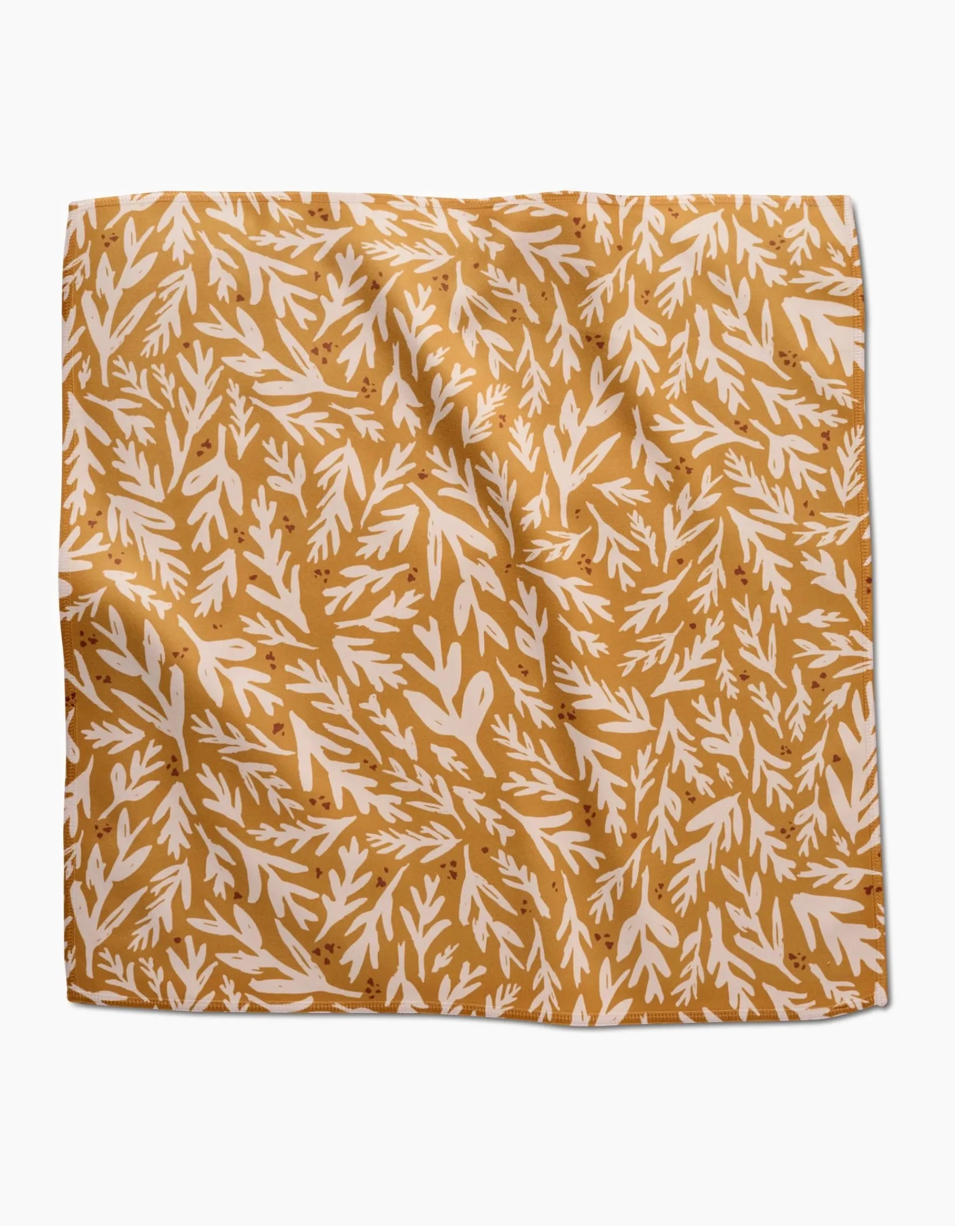 GEOMETRY Trail Dusting Gold Dinner Napkin Set