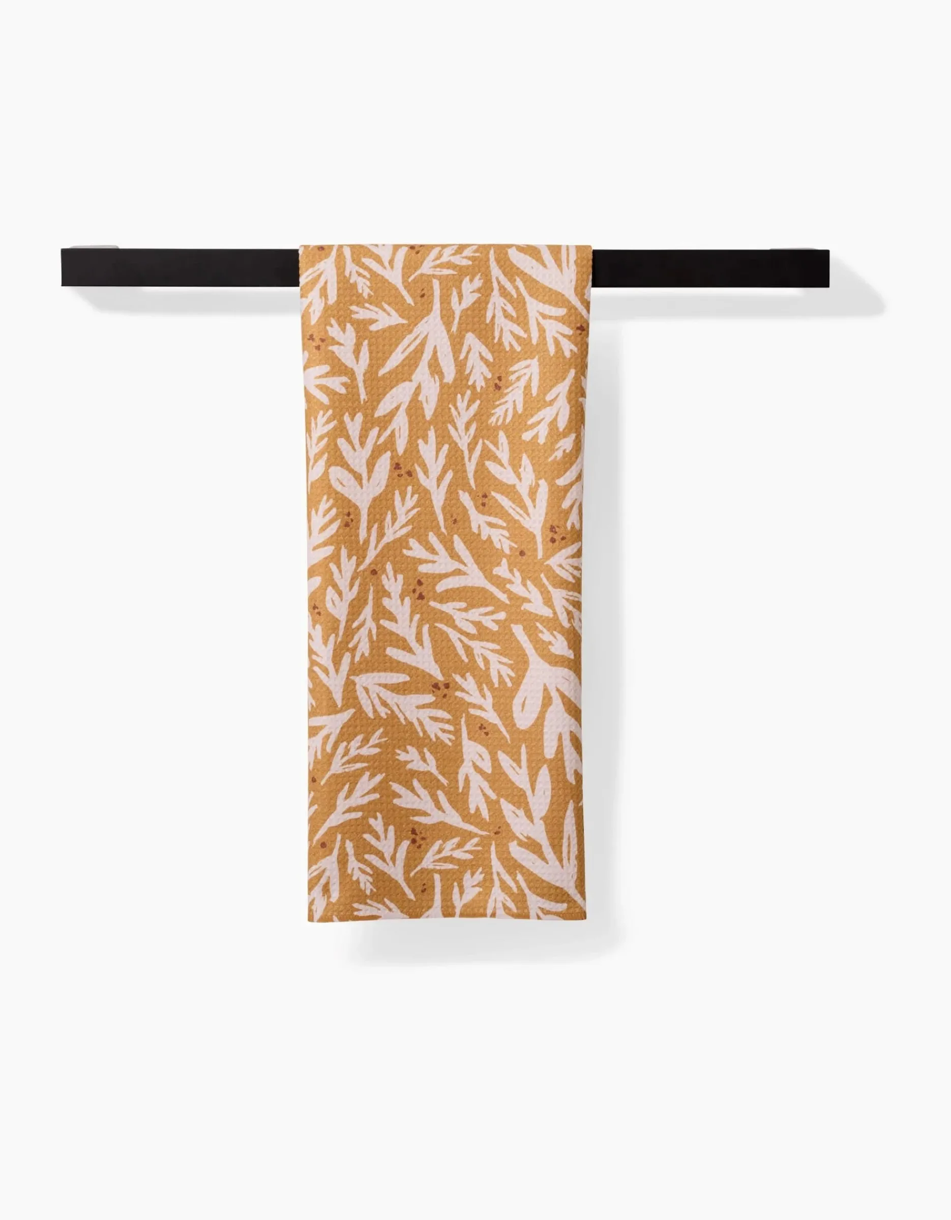 GEOMETRY Trail Dusting Gold Tea Towel