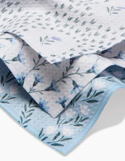 GEOMETRY Trailing Farmhouse Florals Dishcloth Set