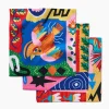GEOMETRY Tropical Birds Dishcloth Set